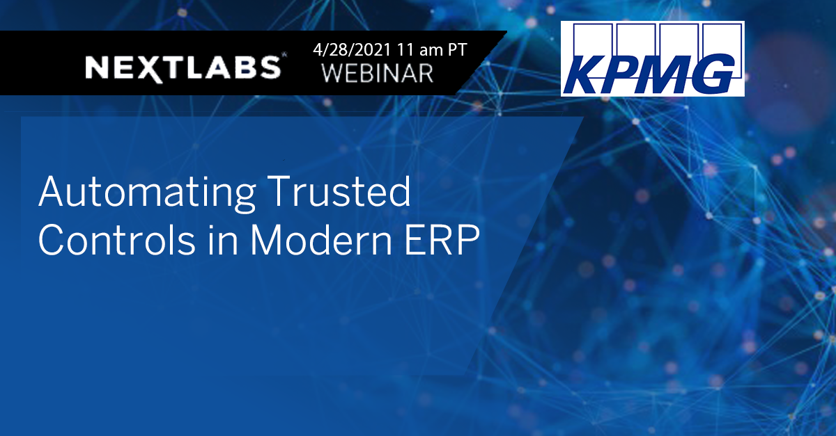 Automating Trusted Controls in the Modern ERP | NextLabs